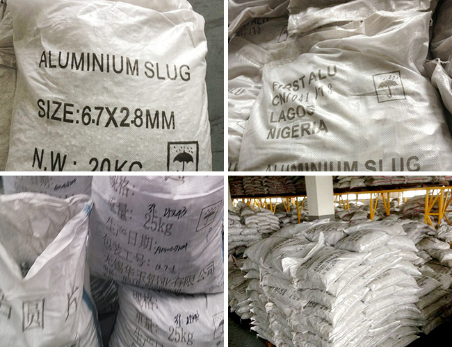 The producing process of aluminum slugs