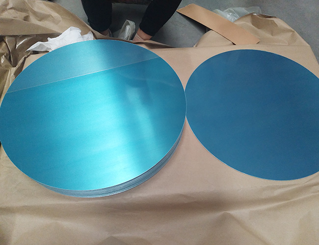 PVC Film Coated Round Aluminium Disc 
